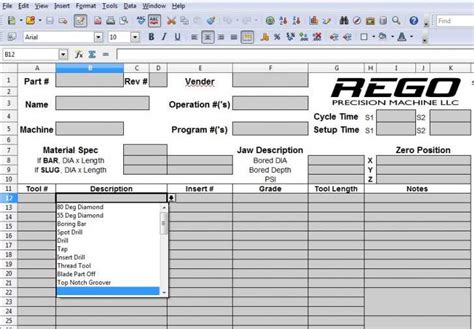 cnc machine setup procedure|cnc tool set up sheet.